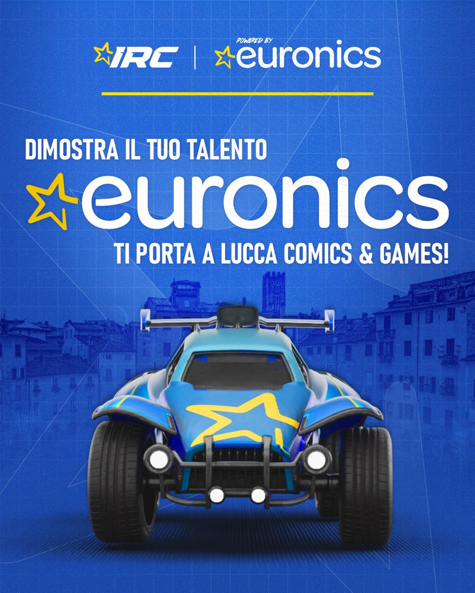 Euronics ti porta a Lucca Comics &amp; Games 2025 con un contest dedicato agli under 30!

Inviaci un’opera che ti rappresenta: una giuria selezionerà 3 finalisti che realizzeranno una proposta grafica per il padiglione Euronics a tema IRC 🎨

Partecipa ora! Link in bio 👆