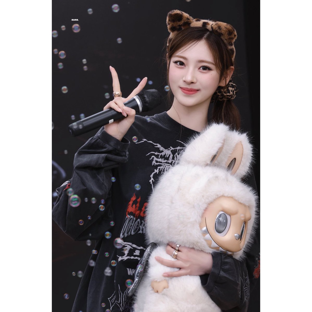 250703 — Anna at Hello Live Fansign event wearing 032c , ganni