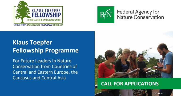 Calling young conservation professionals from Central &amp; Eastern Europe, the Caucasus, and Central Asia! 

Are you passionate about protecting nature and making a real impact in your region? The Klaus Toepfer Fellowship Programme is now open for applications for the 2026–2027