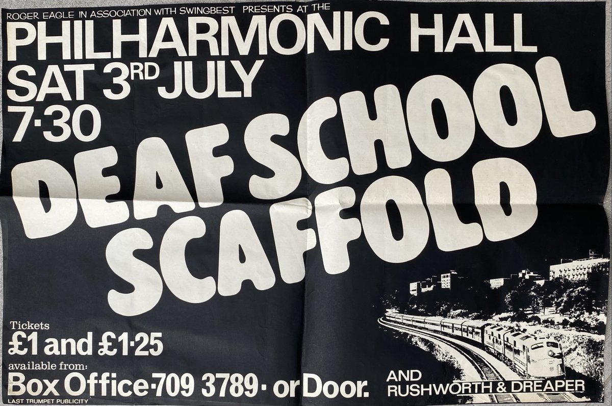 Deaf School Live (@d_s_live) on Twitter photo 49 years ago today <a href="/DeafSchoolMusic/">Deaf School</a> last played <a href="/liverpoolphil/">Royal Liverpool Philharmonic</a>.
What to do for the 50th . . ? 🤔 49 years ago today <a href="/DeafSchoolMusic/">Deaf School</a> last played <a href="/liverpoolphil/">Royal Liverpool Philharmonic</a>.
What to do for the 50th . . ? 🤔