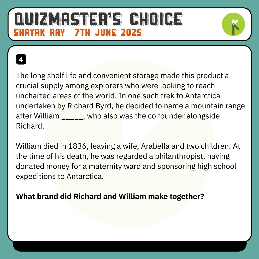 KCircleQuizzing's tweet photo. Question 4/5: #quiz #trivia #brainteaser #knowledge #kcircle https://t.co/Tjnbcn7IK3