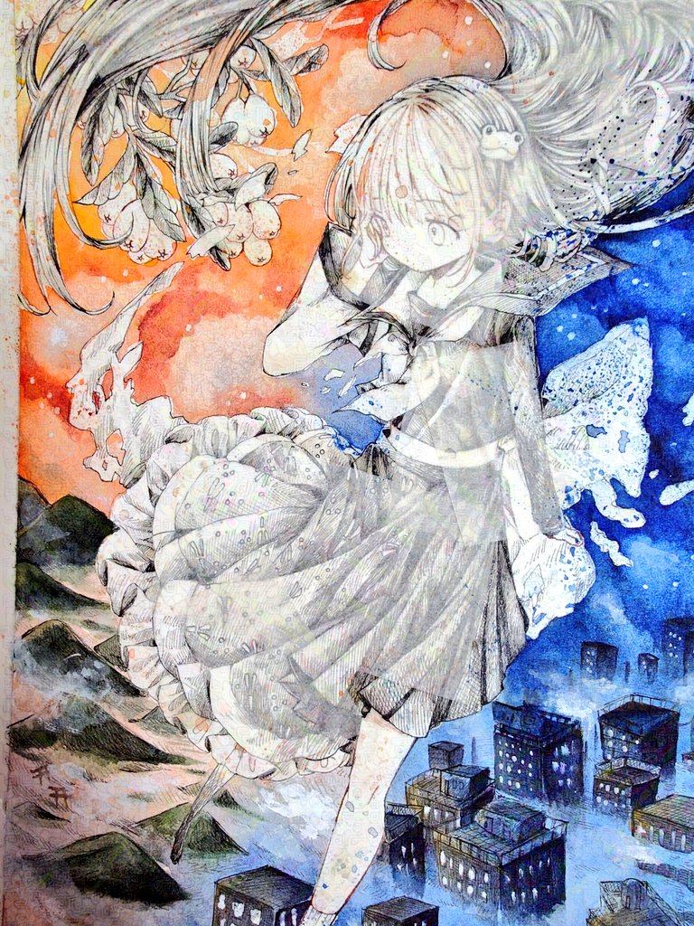 とももん/手描きイラスト2点 Yahoo!オークション - 手描きイラスト B5 SaGa2 カイ トレース