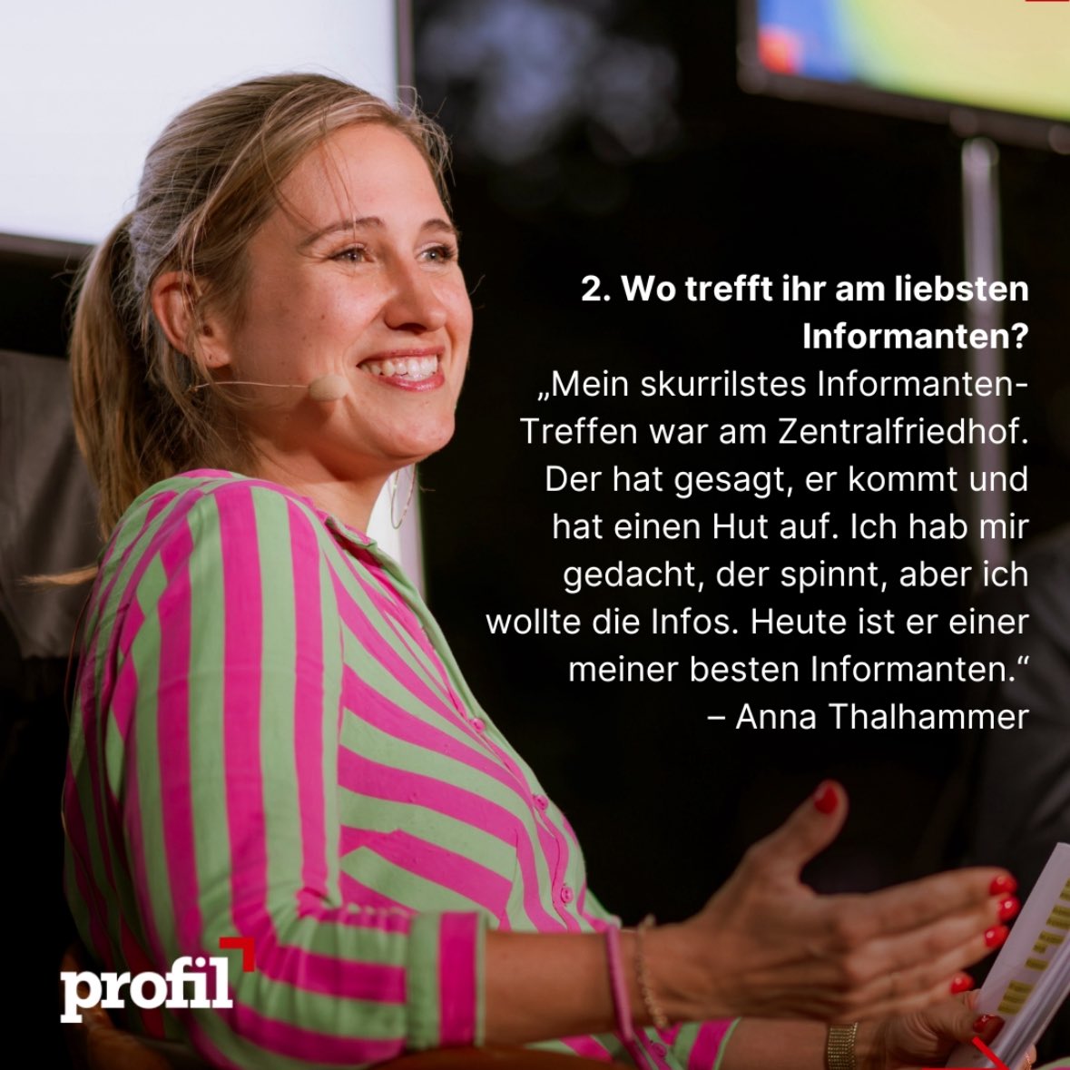 Markus Kiesenhofer (@markuskies) on Twitter photo Lange Nacht des Journalismus –<a href="/anna_thalhammer/">Anna Thalhammer</a> und <a href="/winter_jakob/">Jakob Winter</a> lüften alle Geheimnisse. Eine Frage bleibt: Ist <a href="/HO2604/">Harald Oberhofer</a> der Maulwurf? „Informant kommt und hat einen Hut auf.“ 🕵️♂️ Lange Nacht des Journalismus –<a href="/anna_thalhammer/">Anna Thalhammer</a> und <a href="/winter_jakob/">Jakob Winter</a> lüften alle Geheimnisse. Eine Frage bleibt: Ist <a href="/HO2604/">Harald Oberhofer</a> der Maulwurf? „Informant kommt und hat einen Hut auf.“ 🕵️♂️