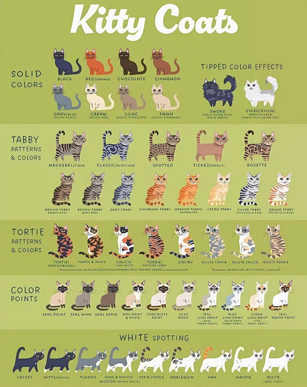 Rainmaker1973's tweet photo. A guide to kitty coats https://t.co/OLHIhl74tG