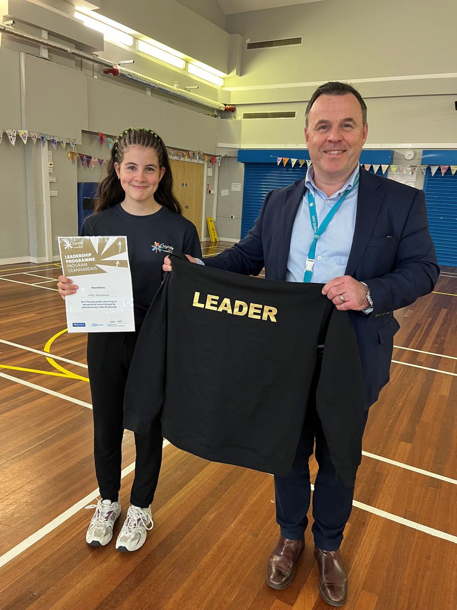 HLH Sport (@hlhsport) on Twitter photo ⭐️ Double Gold Hoody Success at Smithton ⭐️
Ella & Abby have completed over 500 hours of volunteering, <a href="/HLHsocial/">High Life Highland</a> Chief Executive Steve Walsh presented the girls with their hoodies.
Ella is one of the youngest recipients of this hoody in the Highlands at just 14!
@sportscotland_ ⭐️ Double Gold Hoody Success at Smithton ⭐️
Ella & Abby have completed over 500 hours of volunteering, <a href="/HLHsocial/">High Life Highland</a> Chief Executive Steve Walsh presented the girls with their hoodies.
Ella is one of the youngest recipients of this hoody in the Highlands at just 14!
@sportscotland_