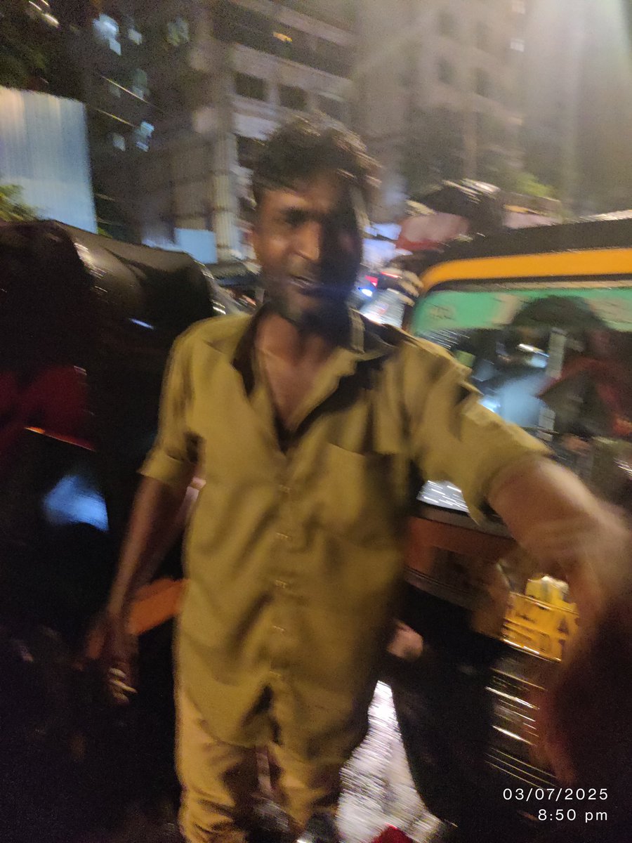 Beep_h's tweet image. Shocked by the behavior of a rickshaw driver today. Got into a verbal argument that escalated, and he even tried to fight me. Riders, please be careful out there! 😠 #BadExperience

@MumbaiPolice

This is Malad - MARVE ROAD, mith choki
@MMVD_RTO