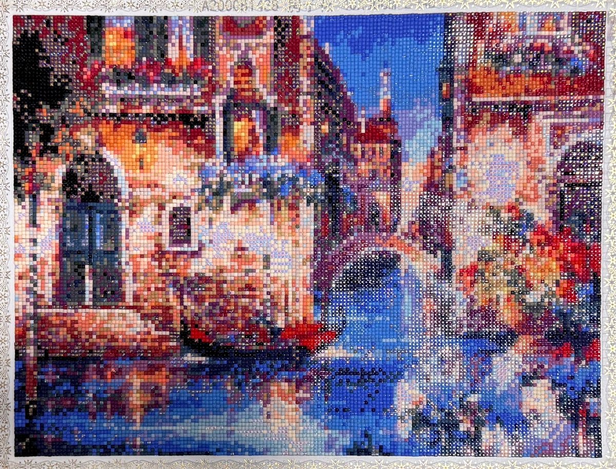 ss_DA_log's tweet image. 💎40×30
街の雰囲気が気に入ってセールで買うまでずっとカートに入れていた作品
3色オーロラビーズ入でキラキラして可愛い🫶

 #ダイヤモンドアート