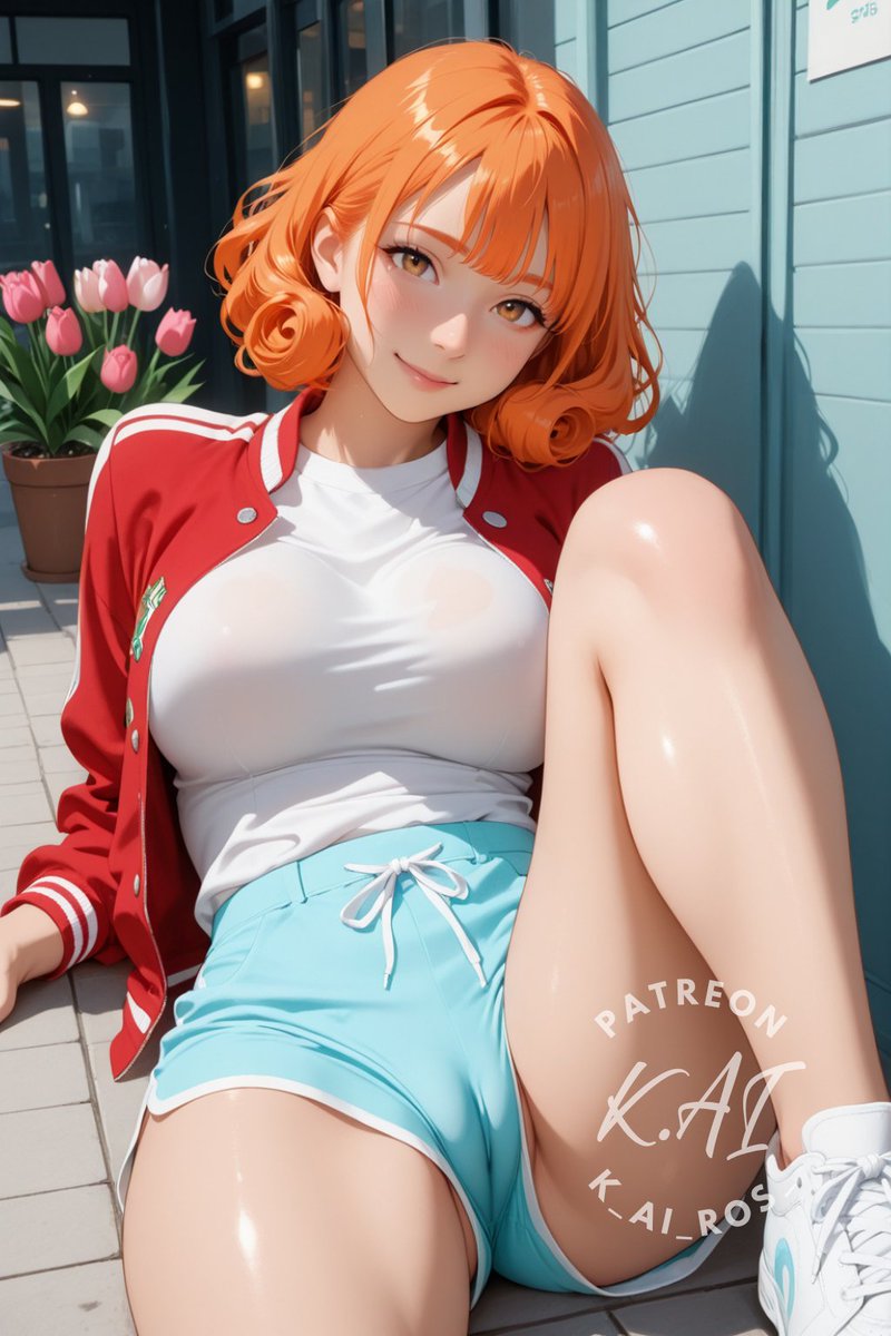 Her fingers smell like lavender and the soft start of a good day. Outside the shops, even time slows down to take root 🌷⏳

🌸 Get the set on 🅿️🅰️TREON! 🌸
#AIGirls #AIイラスト #AIArtGallery
