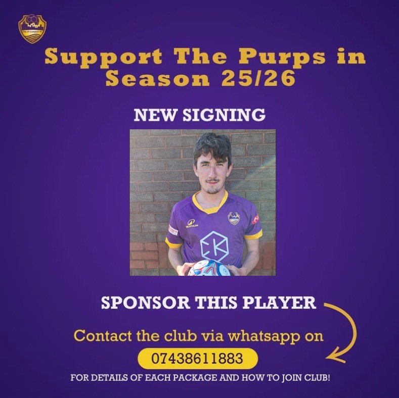 Purps Matchday (@purpsmatchday) on Twitter photo We are delighted to announce the signing of Kurtis Pearson. 
🟣🟡
#upthepurps We are delighted to announce the signing of Kurtis Pearson. 
🟣🟡
#upthepurps