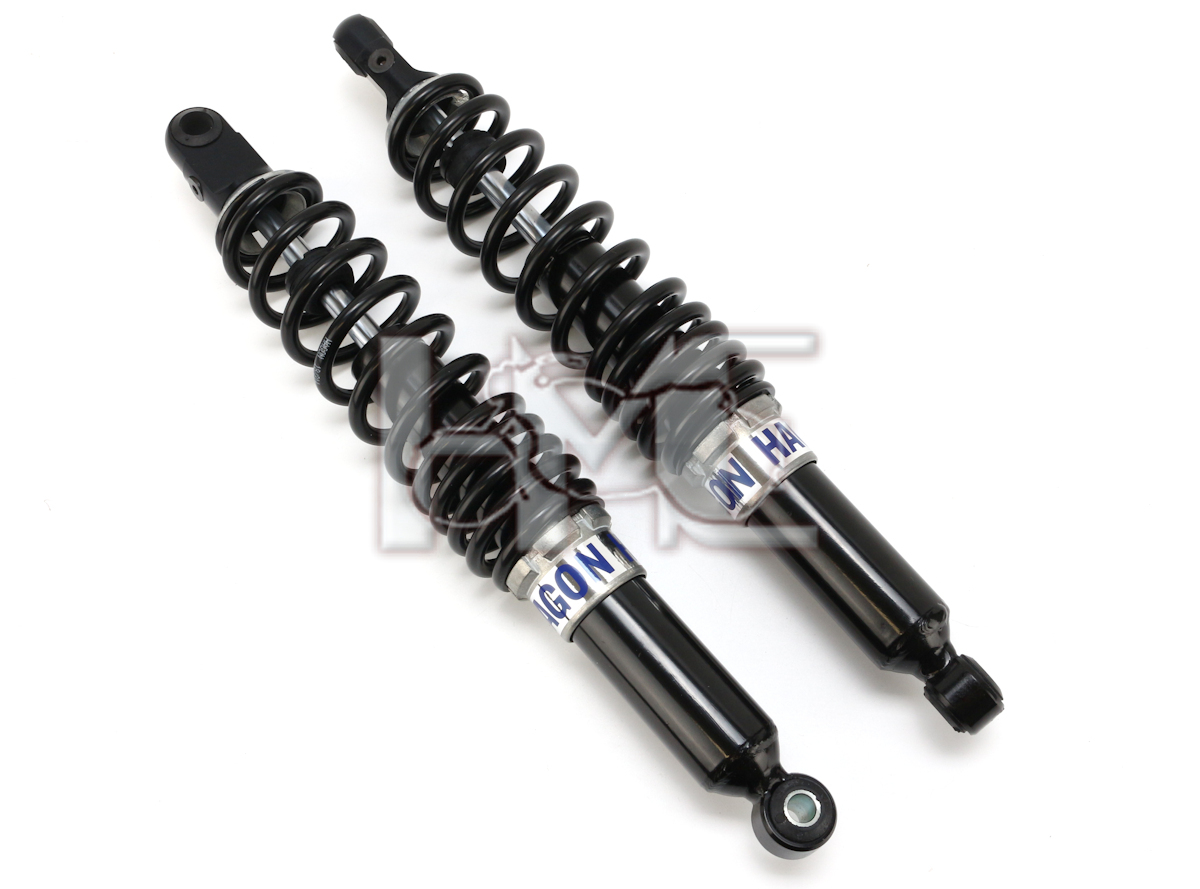 Hagon shock absorbers for the Royal Enfield 650 Bear. Now available from Hitchcocks Motorcycles.
#RoyalEnfield650Bear #RoyalEnfield #650Bear #Bear #shockabsorbers #motorcycle