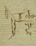 polnavarroc's tweet image. Detalls d'una llibreta de celebració d'òbits de la parròquia de Santa Eulàlia de Berga (1423)