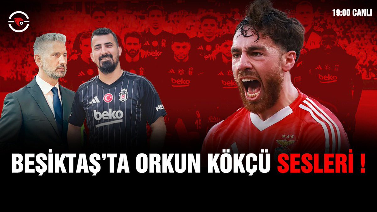 🚨 19:00'da OrtaÇizgi YouTube kanalında canlı yayındayız!

🦅Beşiktaş transfer gündemi !

🔍 Beşiktaş’ta Orkun Kökçü sesleri !👇🏻

📺 ytbe.app/go/wrRUE1pb
