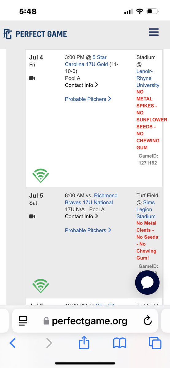 Legacy Baseball SC tweet media