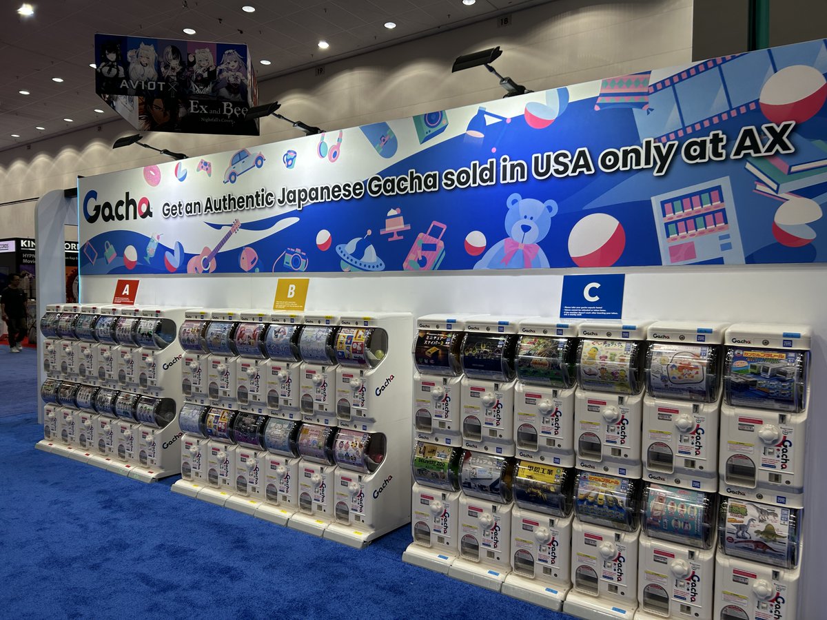 Play_Gacha's tweet image. ／
📢アニメエキスポ in ロサンゼルス #ガチャ 初出展
＼

Let's Play Gacha at #AnimeExpo2025 ✨
Get a Japanese Authentic Gacha sold in the US 
”Now only at AX”!!

Come visit our booth at E-10!

✔More than 50 hot gacha items from Japan!
✔Try spinning a Gacha for FREE!　※promtion…