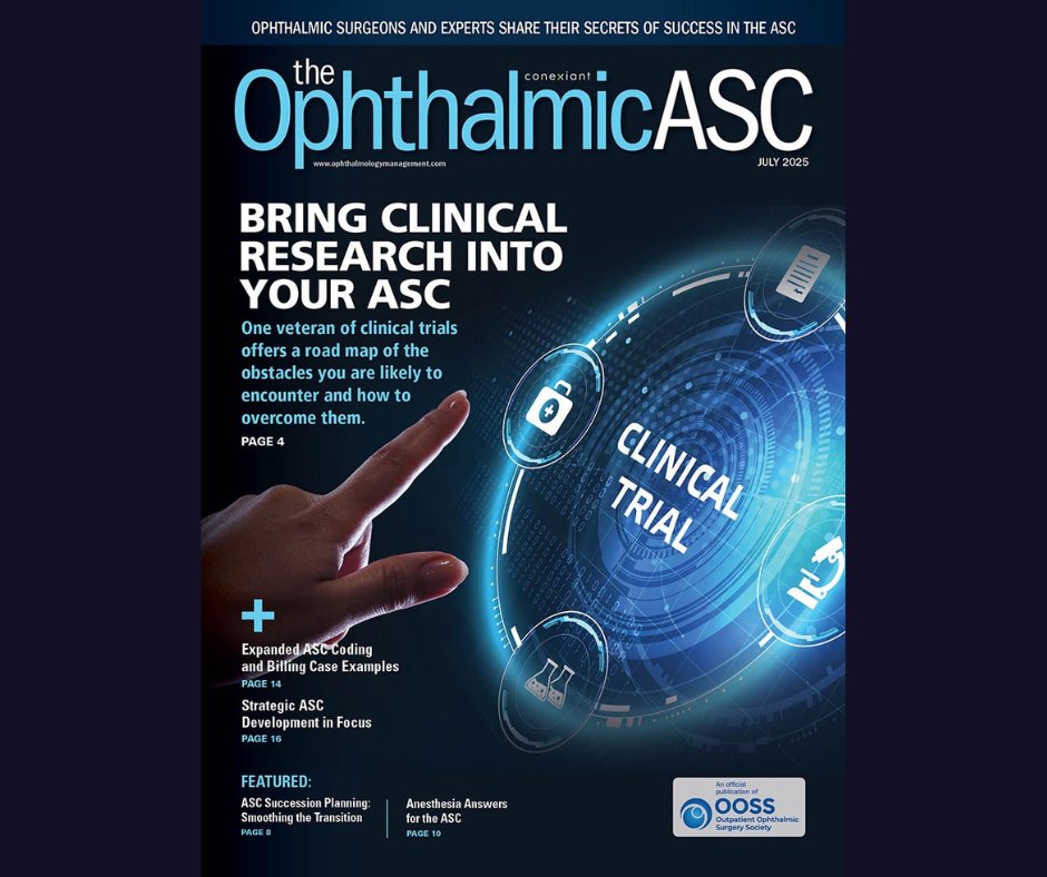 Summer is officially here, and so is the July issue of The Ophthalmic ASC!

ophthalmologymanagement.com/supplements/20…