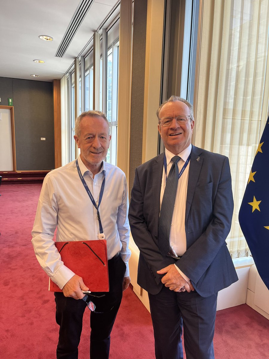 Preparing for the first DANZ mission of the mandate, which will take place in two weeks. Great to have Ambassador Simon Draper in to discuss the Inter-Parliamentary meeting we will have with  New Zealand MP’s once we’re in Wellington <a href="/NZinEU/">New Zealand Mission to the EU</a>