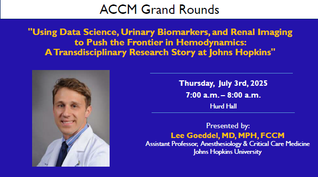 HopkinsACCM's tweet image. Kicked off the academic year with an outstanding lecture this morning from one of our very own, Dr. @LeeGoeddel!