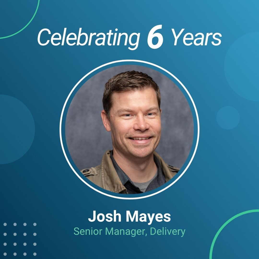 🎉 Cheers to 6 Years, Josh Mayes! 🎉
Josh says it best: “Galvin has been a blessing—supporting my growth, strengths &amp; purpose every step of the way.” We’re grateful for all you bring to the team!
#EmployeeAppreciation #SalesforceConsultant #TeamGalvin