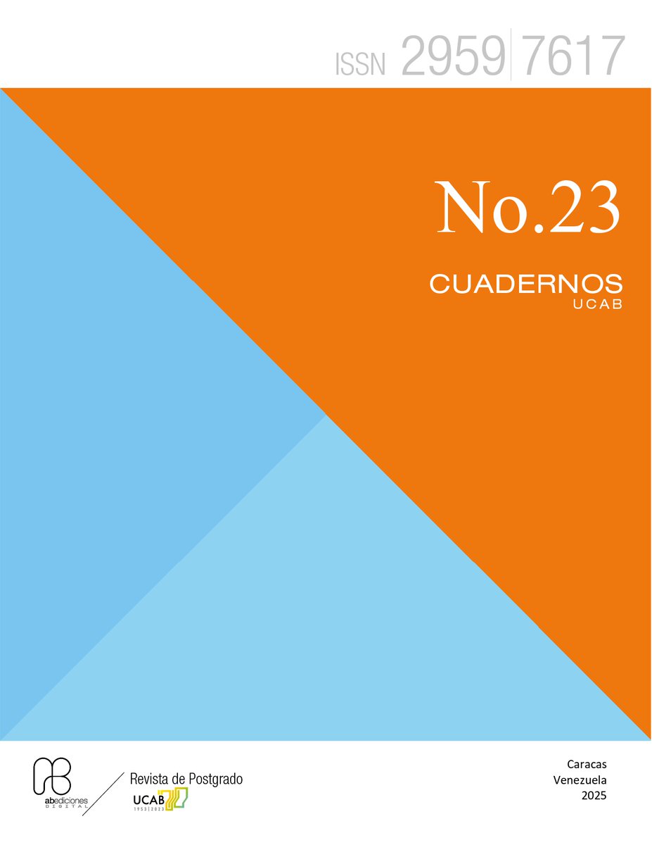 📣 La edición nro. 23 de Cuadernos UCAB, la revista electrónica de <a href="/PostgradoUCAB/">Postgrado UCAB</a>, ya está en línea. Descarga ahora esta publicación que contiene trabajos sobre Estados fallidos, pensamiento económico, inteligencia artificial, economía circular y más. 🔗goo.su/nY14I