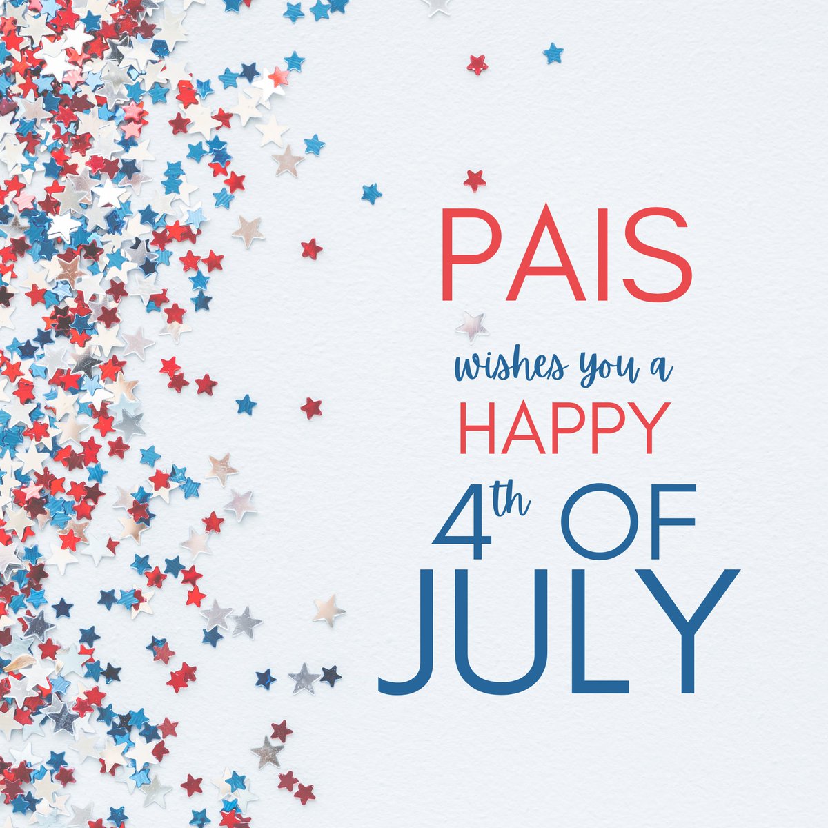 PAIS wishes you a joyful and safe 4th of July! May your day be filled with celebration, reflection, and community! #independentschools