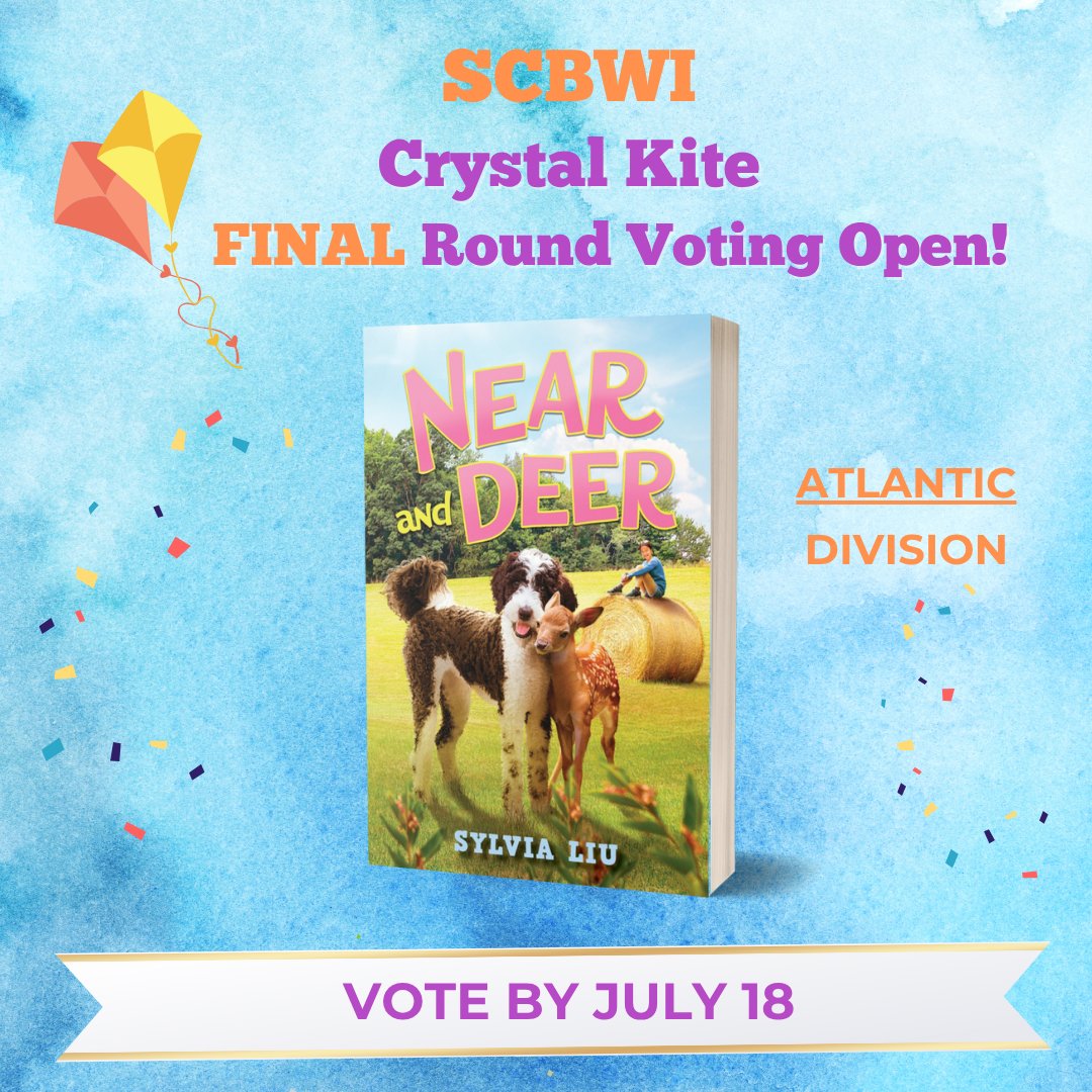 artsylliu's tweet image. I&apos;m honored and thrilled that NEAR AND DEER is in the final found of the @scbwi Crystal Kite Awards. If you&apos;re a member, please consider voting for it:
scbwi.org/crystal-kite