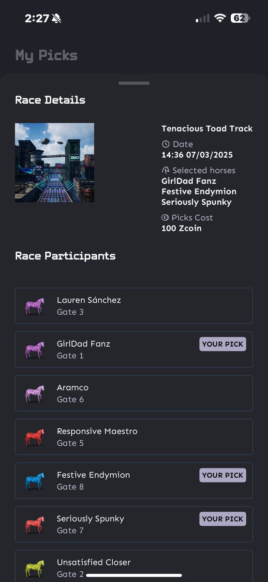 Fanzo (@isocialfanz) on Twitter photo <a href="/zed_champions/">ZED CHAMPIONS</a> Love it! Super easy signup and snagged my bonus and then had to bet on my horse #GirlDad and now the countdown is on…. This is going to add a whole new layer to everything awesome about <a href="/zed_champions/">ZED CHAMPIONS</a> <a href="/zed_champions/">ZED CHAMPIONS</a> Love it! Super easy signup and snagged my bonus and then had to bet on my horse #GirlDad and now the countdown is on…. This is going to add a whole new layer to everything awesome about <a href="/zed_champions/">ZED CHAMPIONS</a>