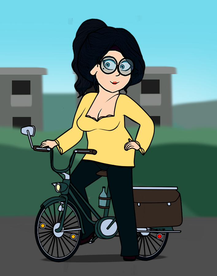 Not the best cycling outfit, but it works...