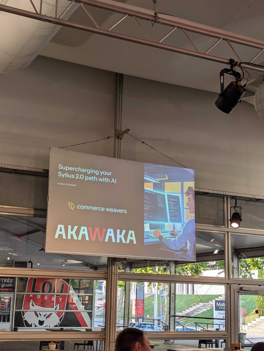 Attending the first ever #Sylius meetup in Lyon brought by <a href="/Sylius/">Sylius eCommerce</a>, <a href="/Akawakaweb/">akawaka</a> and hosted by <a href="/GLevents/">GL events</a> 🚀
