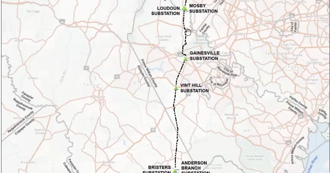 Supervisors Support Dominion Plans for Transmission Line in Existing ROW dlvr.it/TLjqvL #loudoun