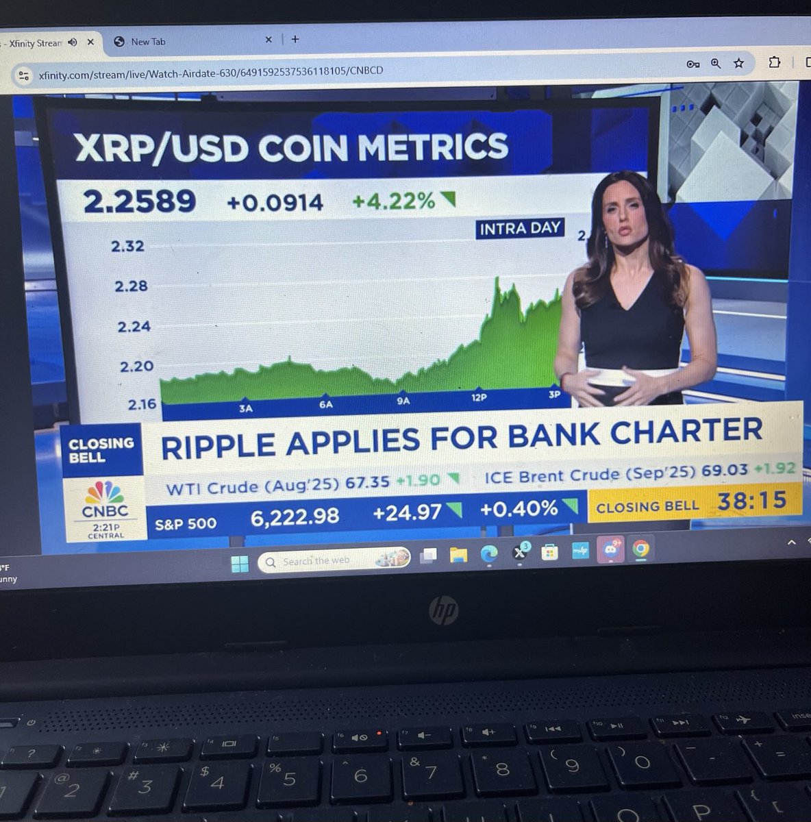 _Crypto_Barbie's tweet photo. WOW! 💥

EVEN CNBC REPORTS:

„RIPPLE APPLIES FOR BANK CHARTER!“ 🙌🏼 #XRP 

Credit: @JayBlessed901 https://t.co/SJSkwmAhvU