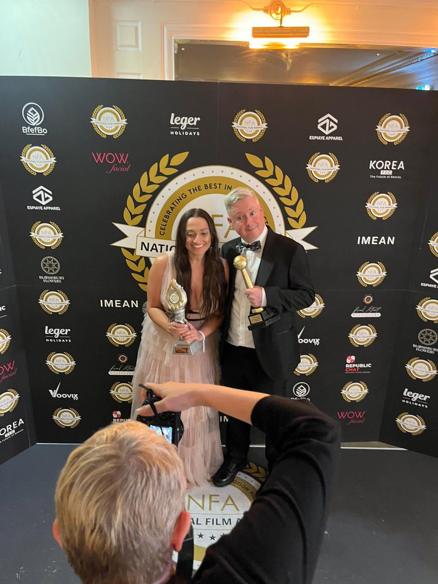 paranoid_films's tweet photo. Great night at the @NATFilmAwards where Rumpelstiltskin spun straw into gold picking up awards for Best Thriller and Best Producers. Massive thanks to cast and crew and everyone who voted https://t.co/uDsnxqHa5J