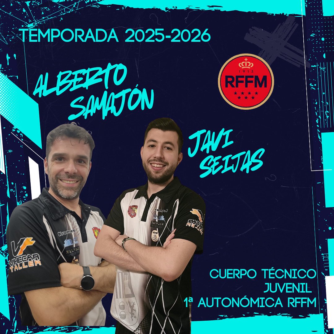 Javi Seijas y Alberto Samajón, Cuerpo Técnico Juvenil Autonómica.