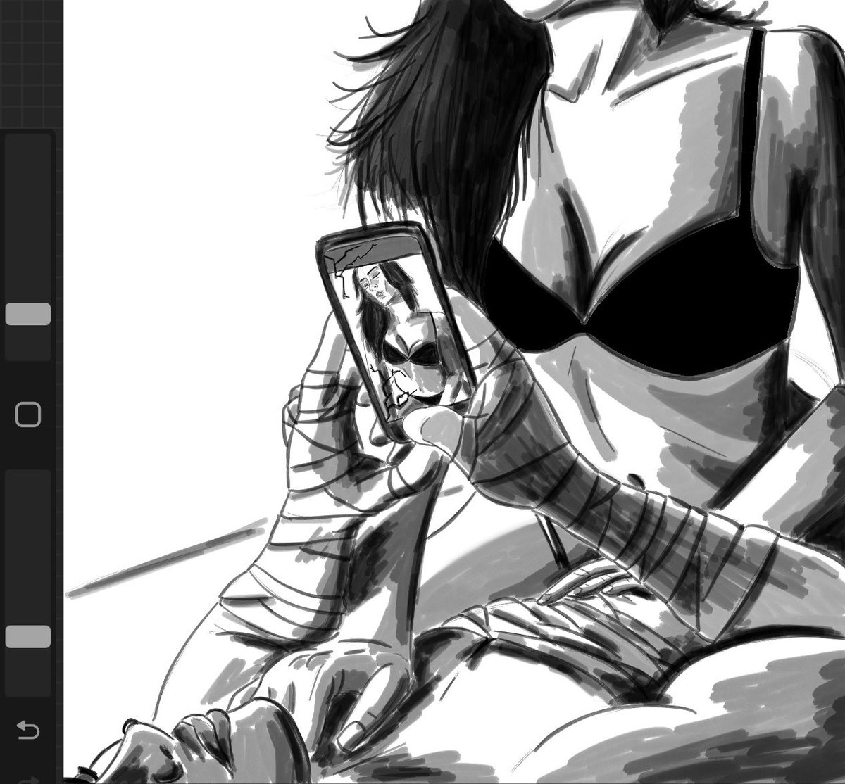 gabsyartsy's tweet photo. „hold still cupcake” 

#wip which i will probably never finish
#caitvi #arcane https://t.co/nk9DhUG1oA