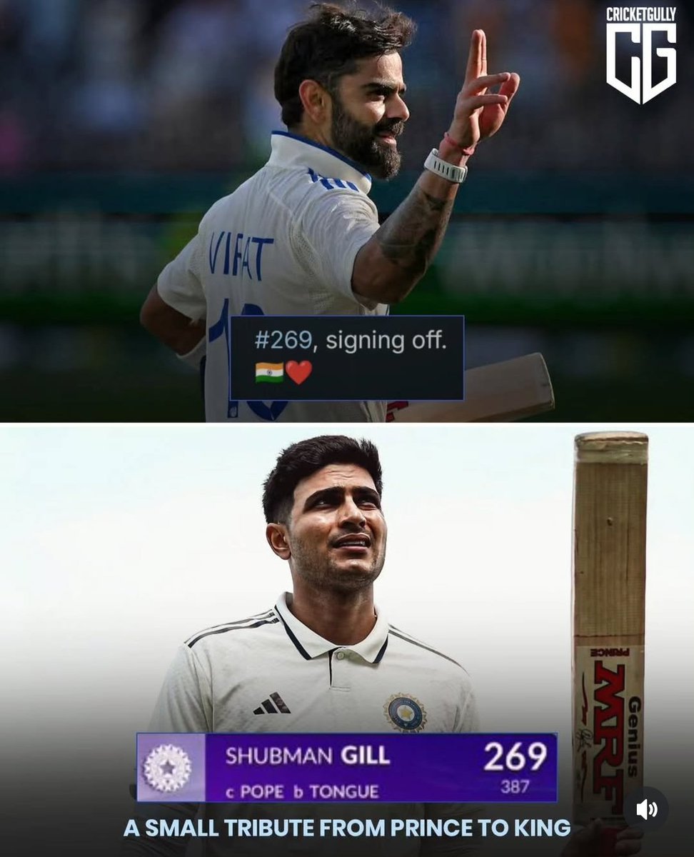 Zuhaib006's tweet photo. From king to Prince
#gill #ShubmanGill #firstcaptain #kohli #jadeja #WashingtonSundar https://t.co/7OE1mRmSME