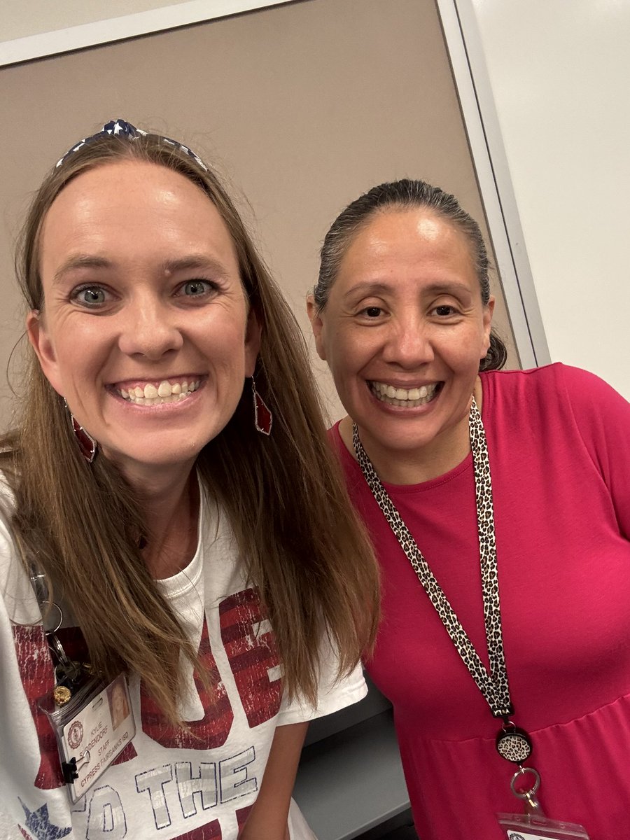 A special shoutout to the wonderful para I worked hand-in-hand with each day at #CampFiest. Ms. Steen is a computer wizard, patient with all students, and was always willing to help however she could. <a href="/CFISDHolmsley/">Holmsley Elementary</a> — thank you for sharing her with us this summer!!