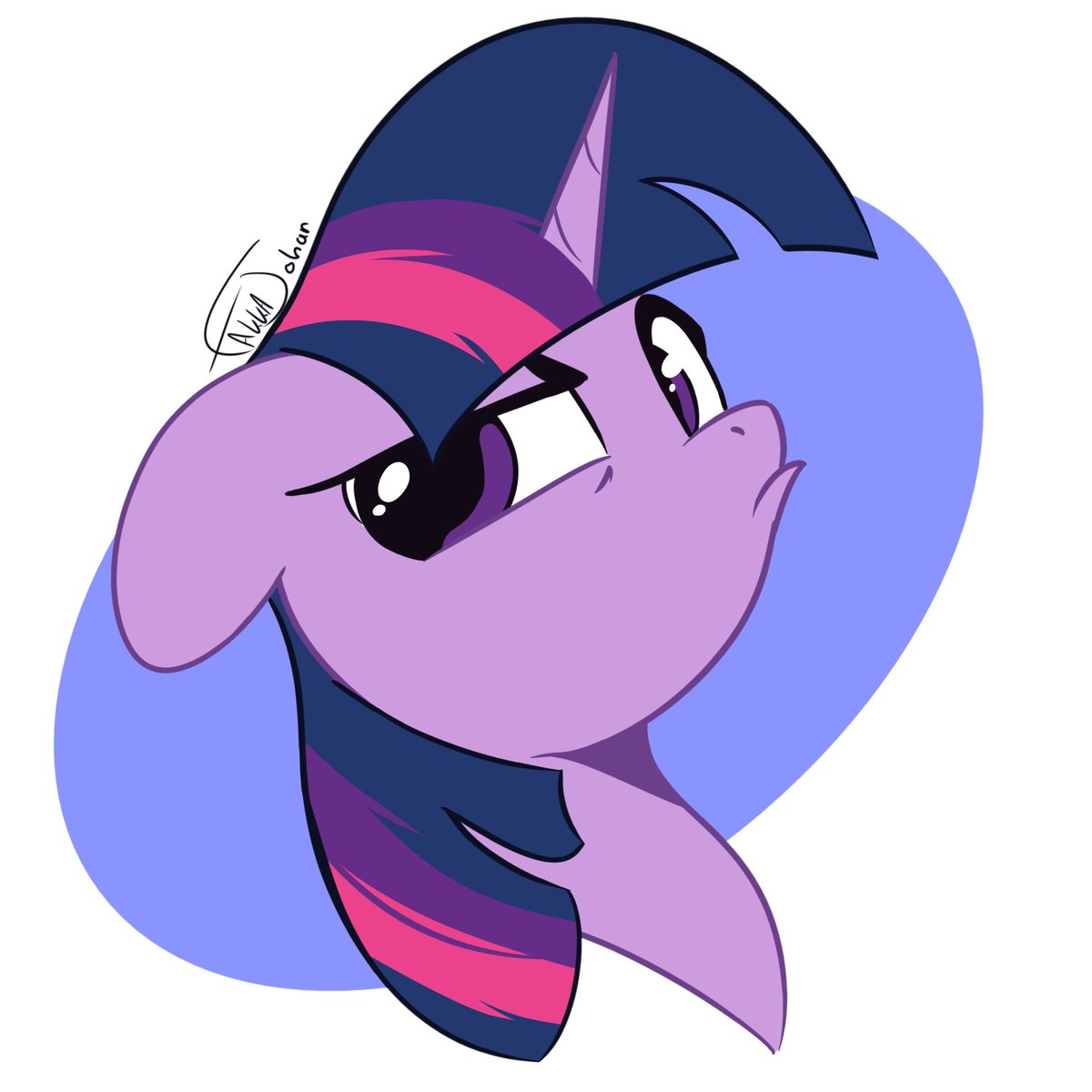FakkaJohan's tweet image. 2nd keychain design, Twily is judging! 🤨