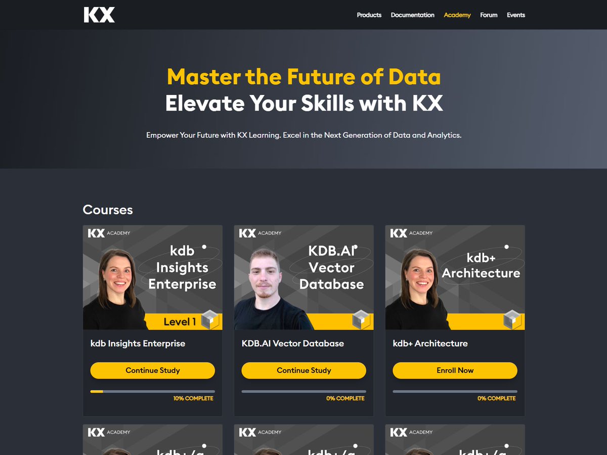 📣 We’ve upgraded the KX Community and Academy website!​

​Now, when you visit learninghub.kx.com you will automatically be redirected to our new KX Academy at academy.kx.com with our brand new discourse site which includes:​

-Single Sign-On with Academy