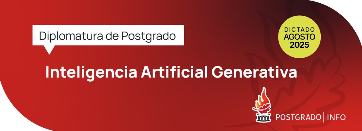 📢 Nueva Diplomatura de Postgrado en Inteligencia Artificial Generativa
📝Inscripción abierta
postgrado.info.unlp.edu.ar/diplomatura-en…