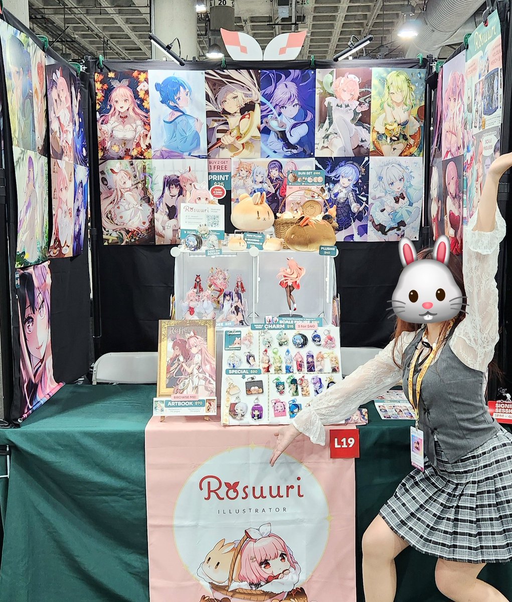 I'm at Anime Expo Artist Alley L19!!!