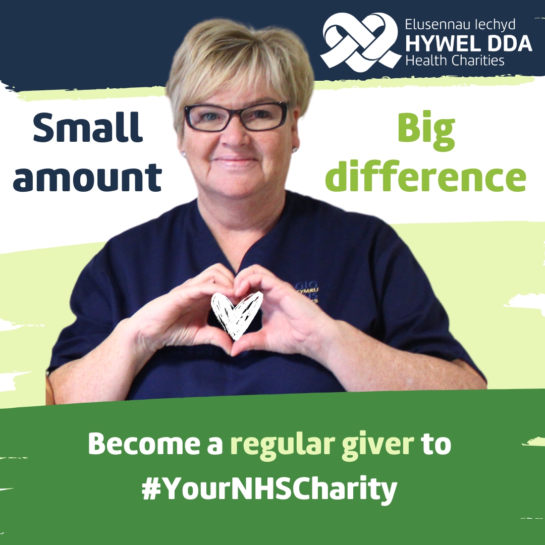 Make a BIG difference to your NHS by making a small monthly donation 😃

You can choose to donate or fundraise for general charitable purposes or for a specific service, ward or hospital 🏥

Find out more 👉 hyweldda.enthuse.com/cp/52dec/donat…