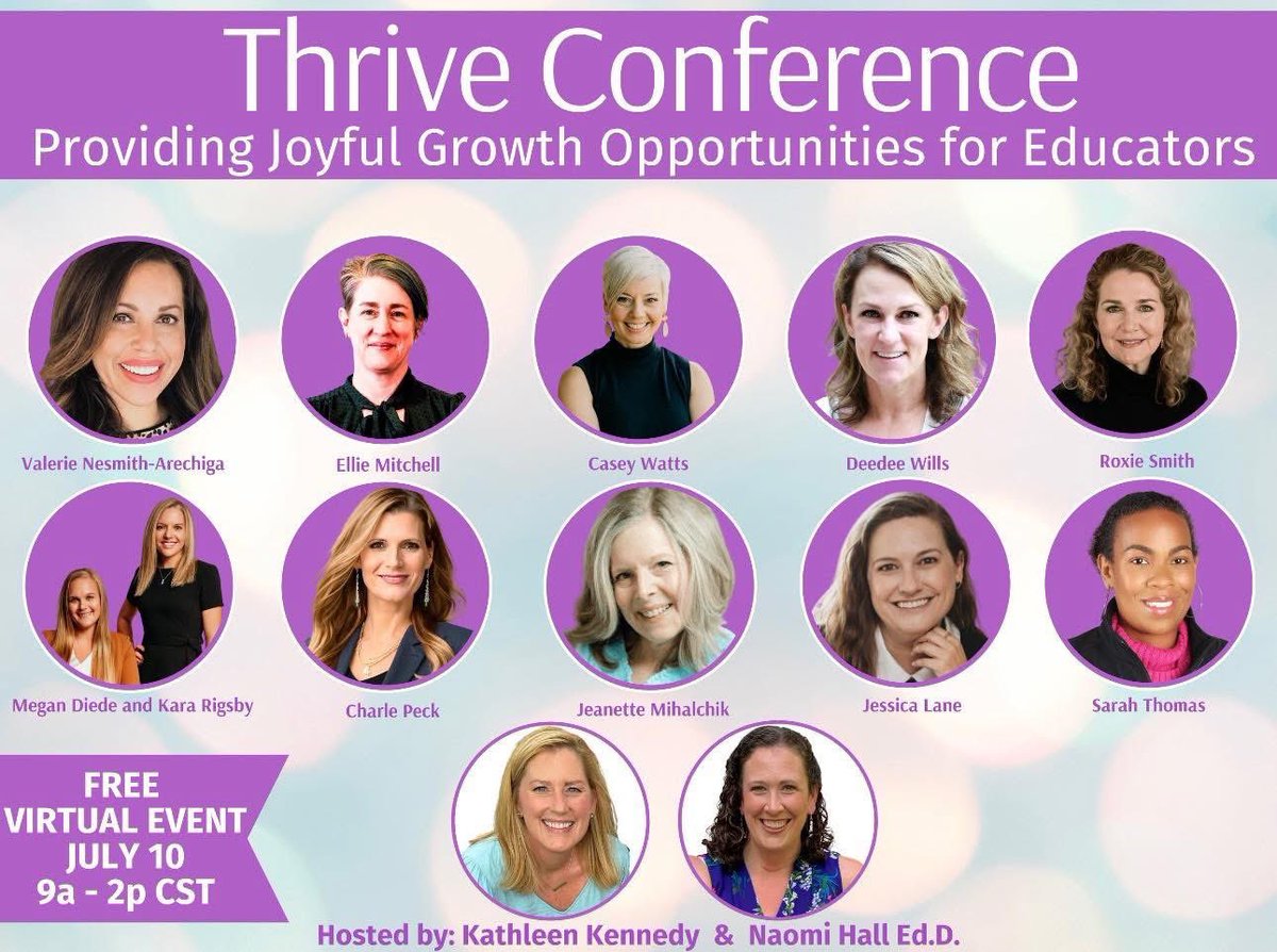 annette_mia's tweet photo. ✨ FREE virtual learning ✅ Inspiring sessions ✅ Real strategies you can use ✅ CE credits (OK, IL + more!) ✅ Surprise gifts!
Recharge &amp; get ready for the new year—all from home! 🧠💡
📅 July 10 👉 Register: https://t.co/IkNCp7arzb
#ThriveConference #PD #JoyfulGrowth https://t.co/McwvCxJ66j