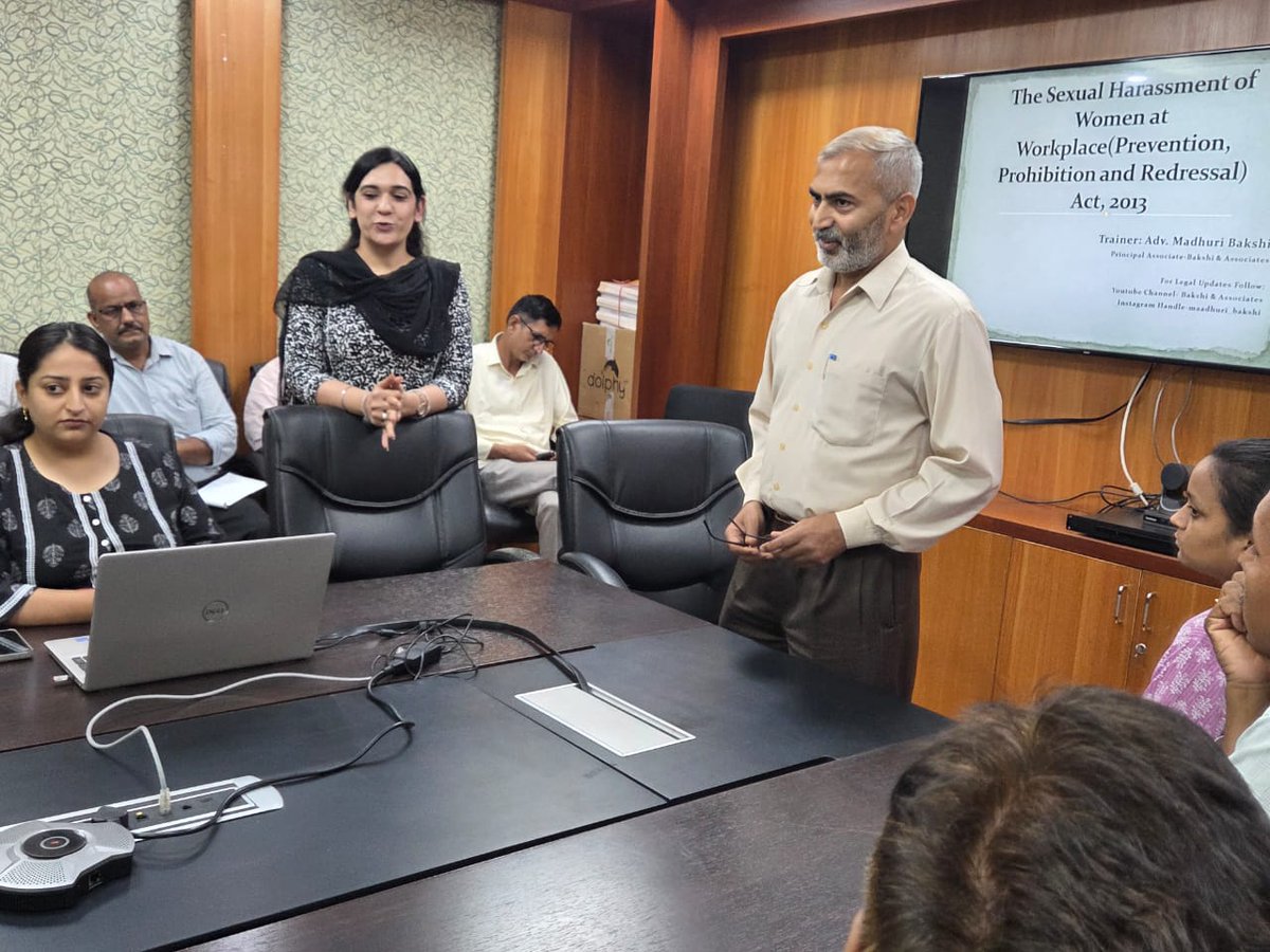 NDFDC (@ndfdcindia) on Twitter photo Empowering a culture of respect & dignity! NDFDC's training session on POSH Act, 2013, led by Ms. Madhuri Bakhshi, promoted gender sensitivity & workplace dignity. We're committed to creating a safe & inclusive work environment. #GenderSensitivity #POSHAct <a href="/socialpwds/">Divyang Empowerment</a> Empowering a culture of respect & dignity! NDFDC's training session on POSH Act, 2013, led by Ms. Madhuri Bakhshi, promoted gender sensitivity & workplace dignity. We're committed to creating a safe & inclusive work environment. #GenderSensitivity #POSHAct <a href="/socialpwds/">Divyang Empowerment</a>