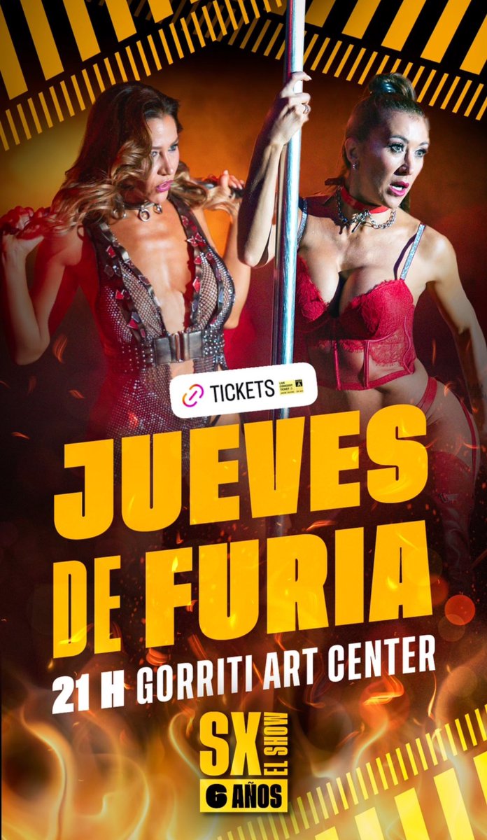 Ayma 🤍✨ (@ayma_c99) on Twitter photo ESO HOY!!!!!!
-21 hs
-En Gorriti Art Center
-ENTRADAS ACÁ publico.alternativateatral.com/entradas65140-…
JUEVES DE FURIA EN S3X ESO HOY!!!!!!
-21 hs
-En Gorriti Art Center
-ENTRADAS ACÁ publico.alternativateatral.com/entradas65140-…
JUEVES DE FURIA EN S3X