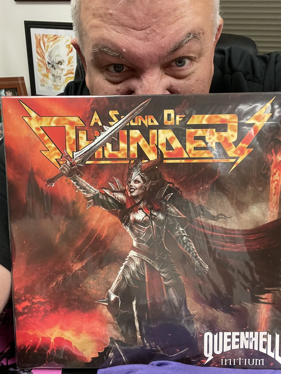 Heil Nina and <a href="/asotband/">A Sound of Thunder</a> - my Queen of Hell: Initium KS package came in earlier this week. Just opened it… joy, awesomeness &amp; METAL!