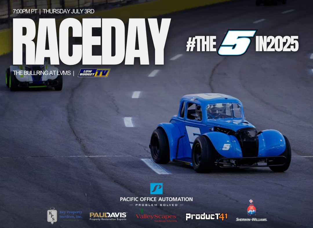 Let’s re-rack and go again — it’s RACEDAY at The LVMS Bullring!

Last night’s debut lit the fire. I’m even more pumped to wheel these cars again today. Got some more learning to do but cant wait to see how we end up. Time to celebrate the 4th in style! 🇺🇸🎆#The5in2025

#NASCAR