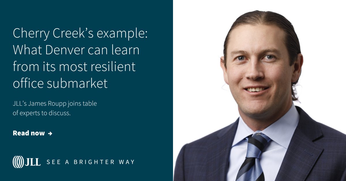 JLL's James Roupp weighs in on #Denver's tale of two markets: Cherry Creek booming at 8.3% vacancy vs downtown's 35.3%. What's behind the divide? ➡️ co.jll/45TN5IJ