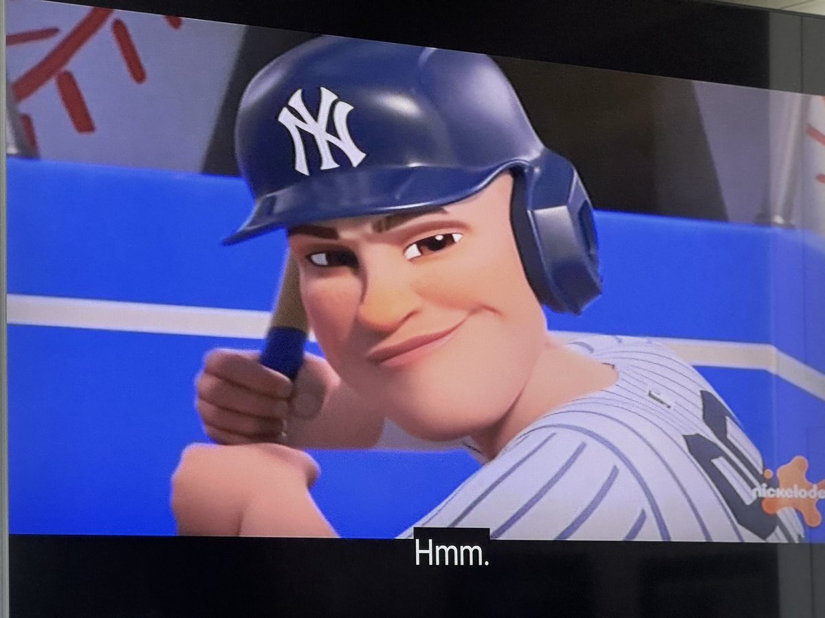 Vacationing with the Grand Kiddos has given me ample chance to catch up on the adventures of Rubble and Crew 

Was not expecting an Aaron Judge cameo