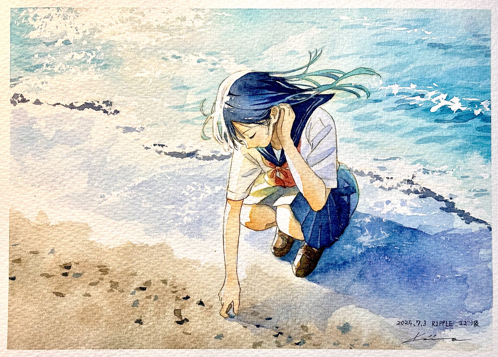 絵画 Love again 3 青瀬きいろ on X: 