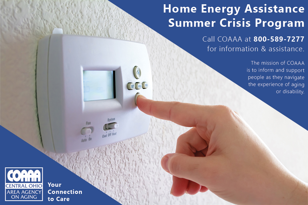 Assistance is available to income-eligible Ohioans to help pay an electric bill, purchase an air conditioner or fan, or make repairs to a central air conditioning unit through the Home Energy Assistance Summer Crisis Program. Learn more:  bit.ly/3s3qY0z