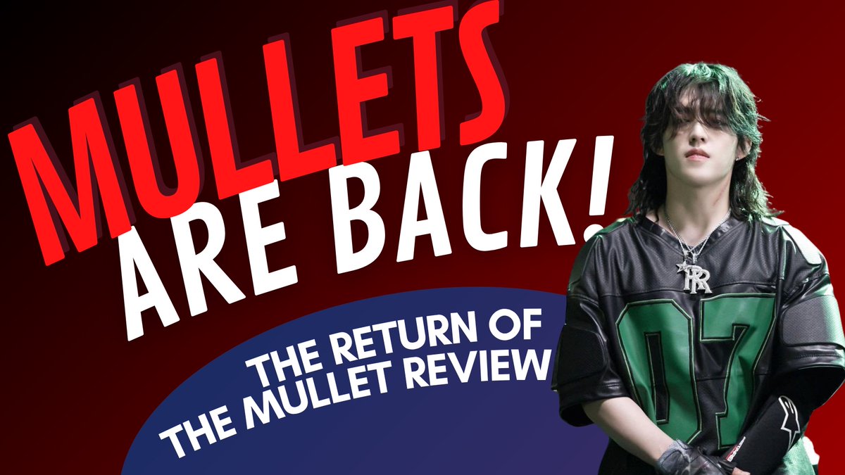 HallyuHagdom's tweet photo. We are SO BACK.  And what better way to make a comeback than with another episode of The Mullet Review!?  Join us Sat 9pm ET/Sun 9am AWST/10am KST for some fine arse KPOP Mullets!

https://t.co/th75zLFpD1 https://t.co/vxYegly7JS